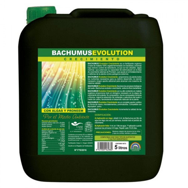 Bachumus Evolution Crecimiento 5 lt. Trabe