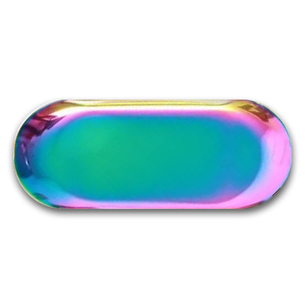 Vassoio Acciaio Inox Rainbow 18x8.5 cm.