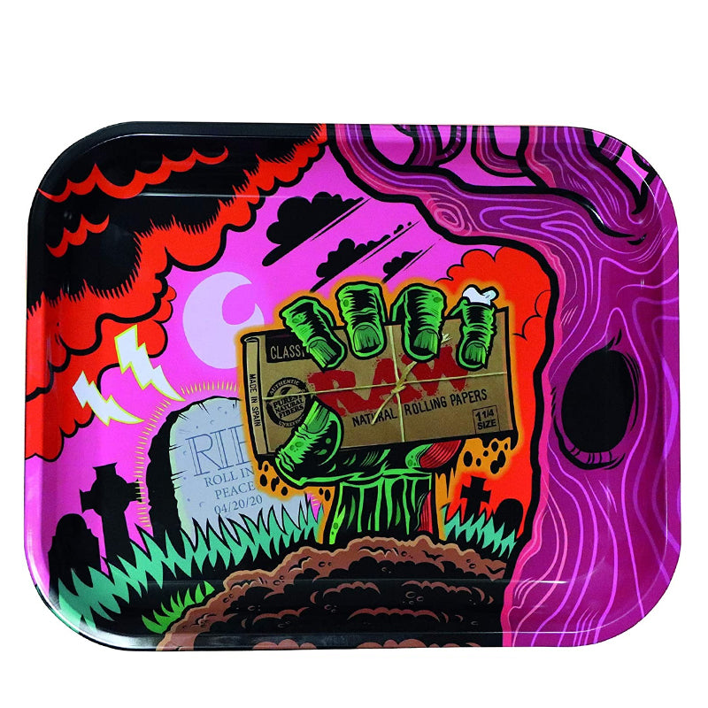 Metal Tray 34x28 cm. Raw Zombie