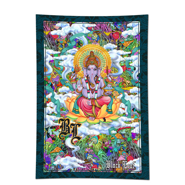 Batik Ganesha XXL 1.5 x 2.2 m. Cotone