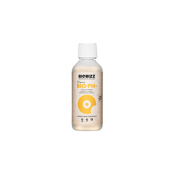 Bio Down 250 ml | Corrector de pH Orgánico para Bajar pH | BioBizz