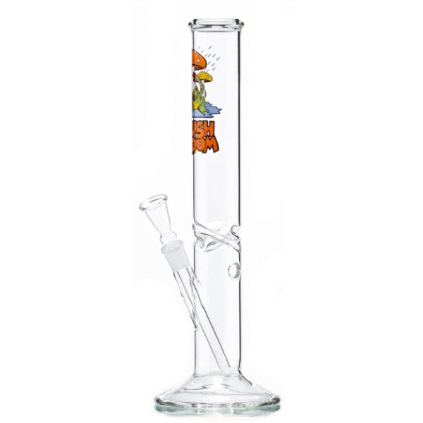 Bong di Cristallo Ice Mushroom & Frog 40 cm.