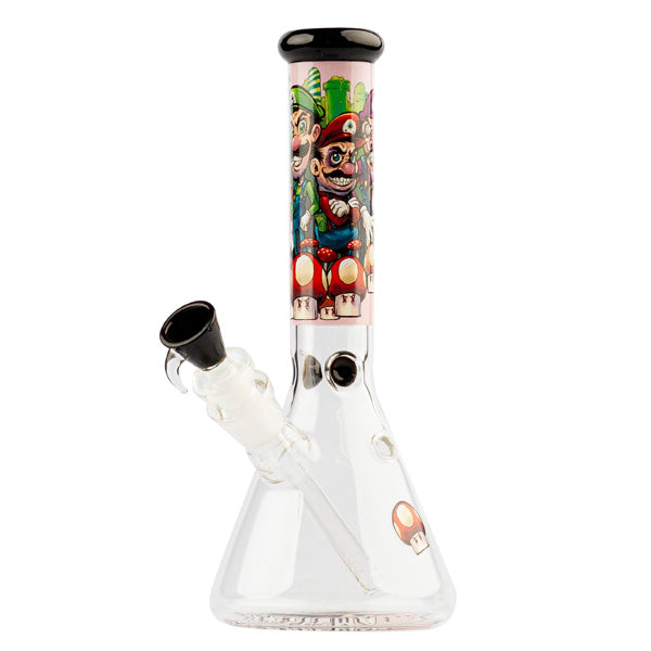 Bong Cristal Ice Mushroom Super Mario 27 cm.