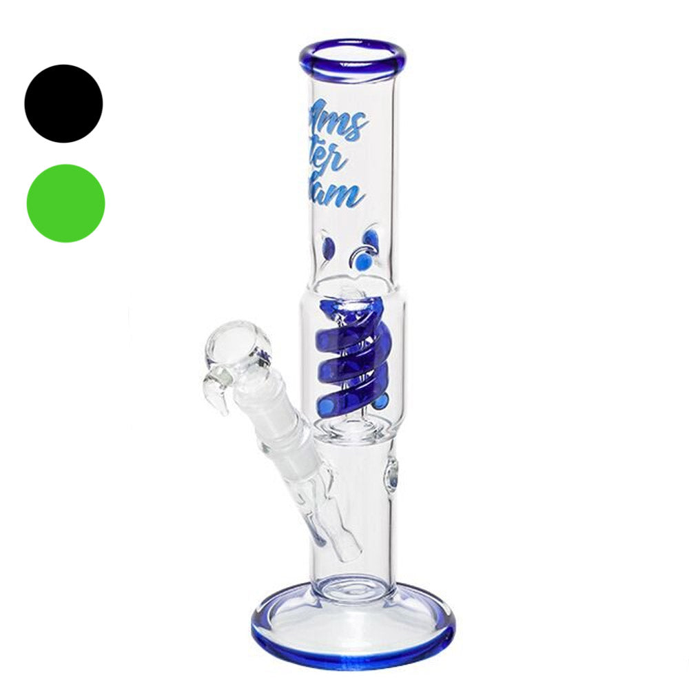 Bong Crystal Ice Straight Amsterdam 40 cm Mixed Color