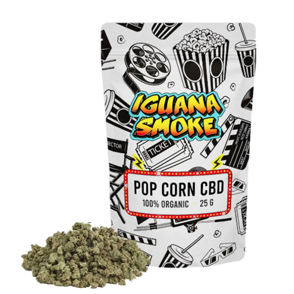 Hemp CBD Iguana Smoke Small Buds Pop Corn 25 gr.