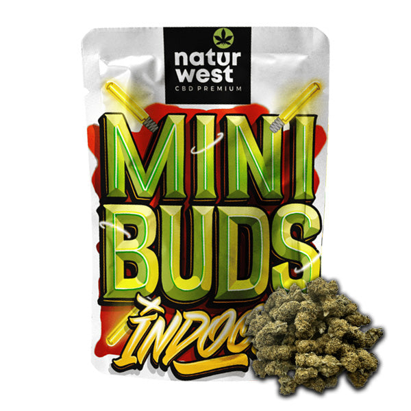Cañamo Cbd Naturwest Mini Buds Indoor Frosted Sunset 20 gr.