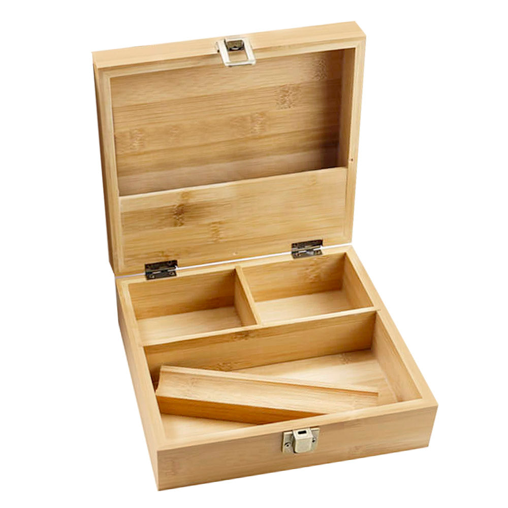 Caja Fumador Bamboo 17x20 cm.