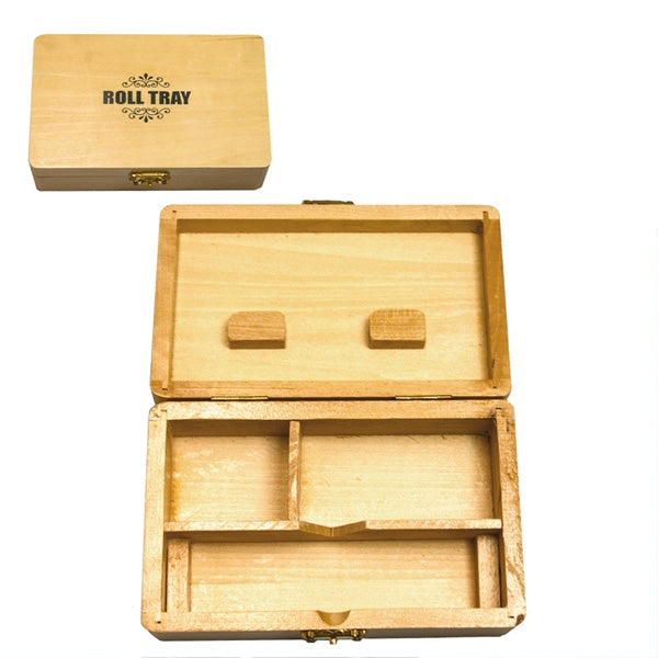 Cofanetto in legno per fumatori Roll Tray 15x10 cm.