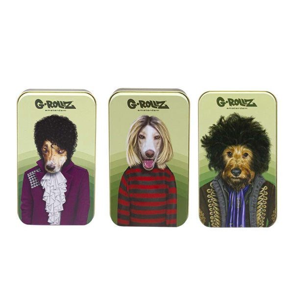 Scatola in metallo 11.5x6.5x2 cm. Pet Rock Confezione da 3 pz.