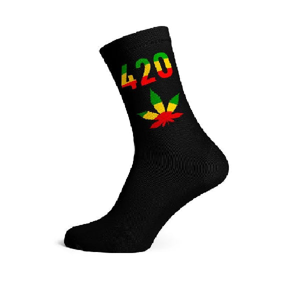 Men's Cannabis Socks 420 Rasta