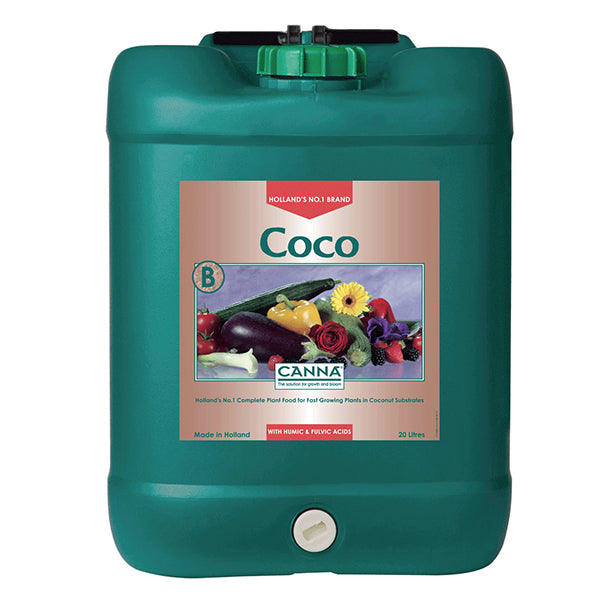 Canna Coco B 20 lt | Fertilizante Base para Coco Gran Volumen | Canna