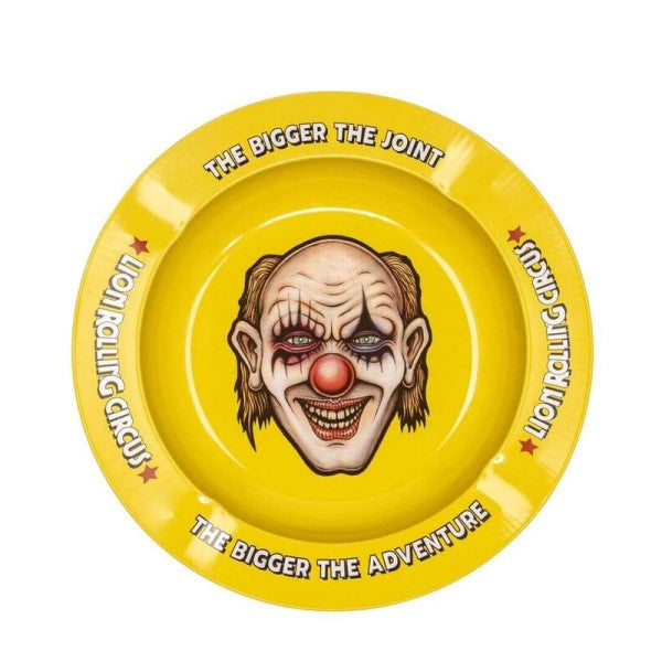 Ashtray Metal Rolling Circus Edgar Allan 13.5 cm.