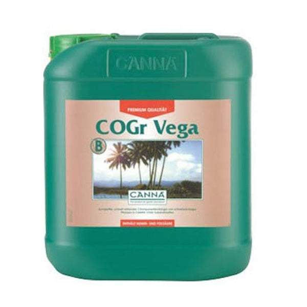Cogr Vega B 5 lt | Fertilizante Crecimiento Coir Prensado Gran Formato | Canna