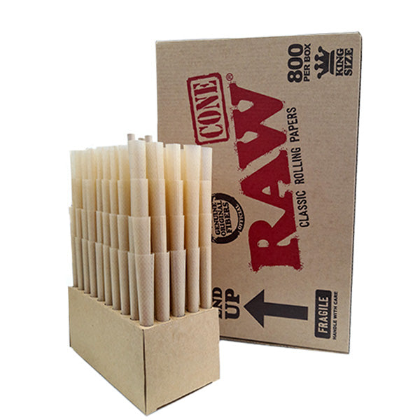 Raw Classic King Size Cones 800 ct.