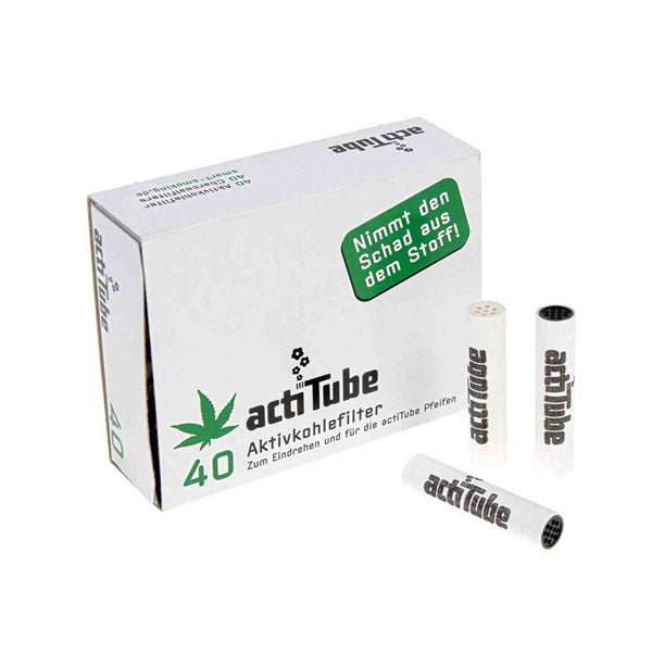 Filtros Acti Tube 8 mm. 40 ud.