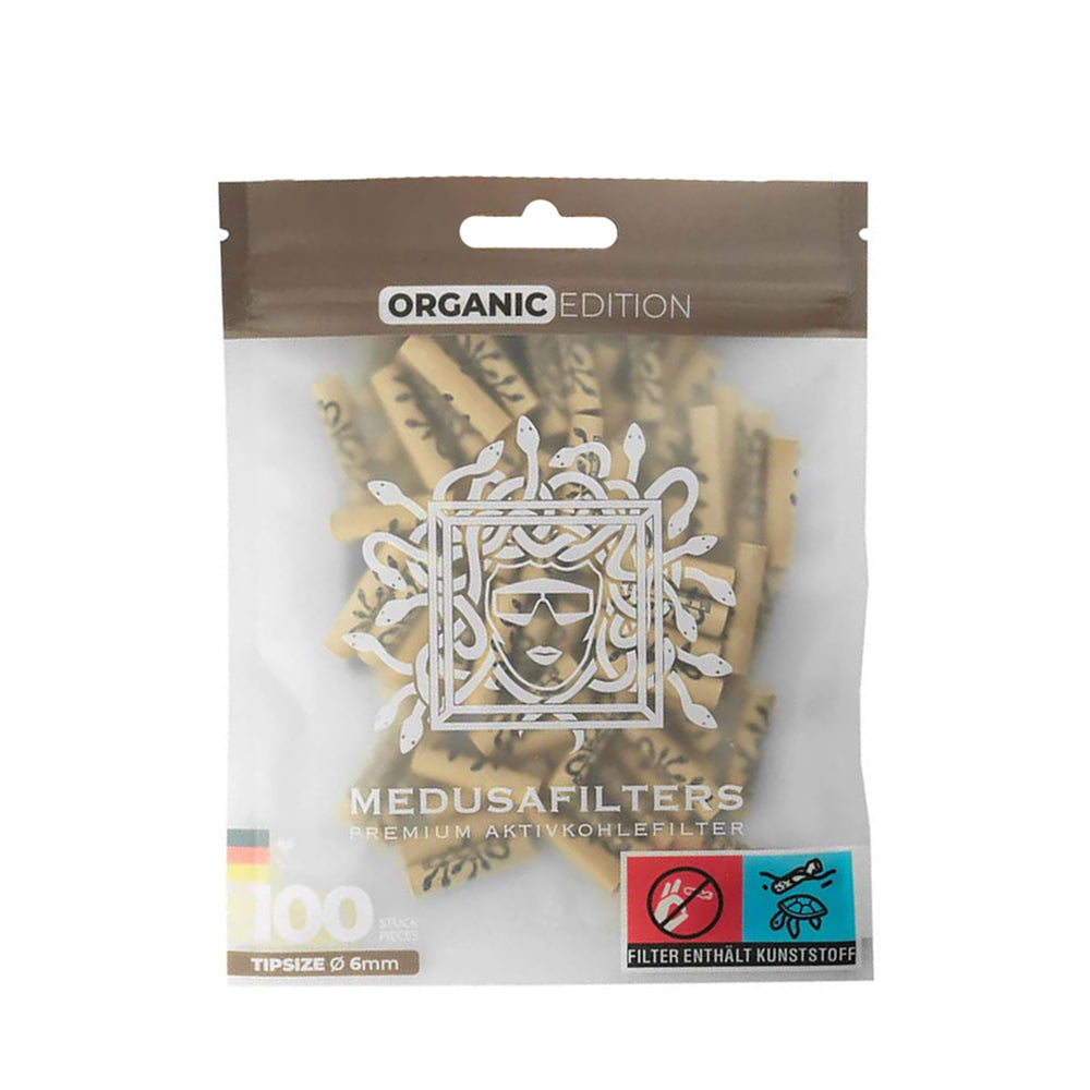 Filtros Medusa Carbon Activo Organic 6 mm. 100 ud.