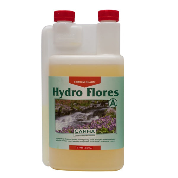Hydro Flores Blanda A 1 lt | Fertilizante Floración Hidroponia Agua Blanda | Canna