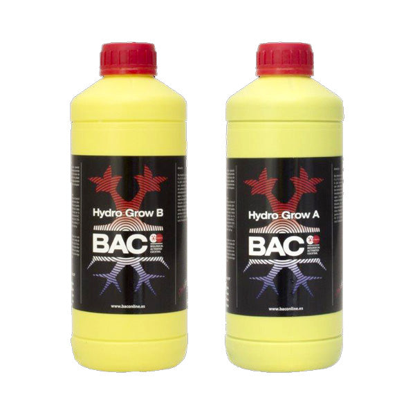 Kit Hidro Grow A&B 1 lt | Fertilizante Base Crecimiento para Hidroponia | BAC