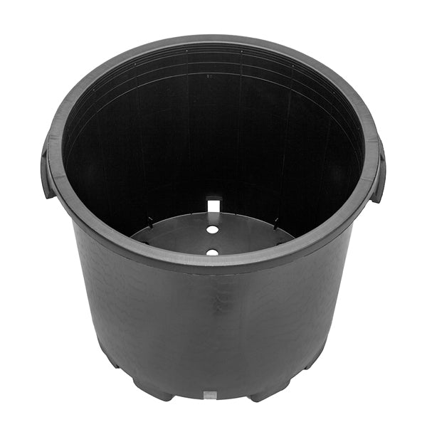 Black Round Pot 35 cm. - 27 lt.