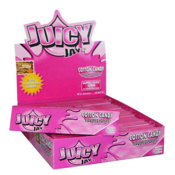 Juicy Jay's King Size Cotton Candy Rolling Papers 24 ct.