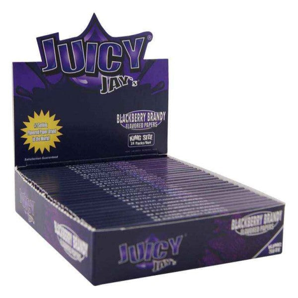 Cartine Juicy Jay's King Size Brandy di Mora 24 pz.