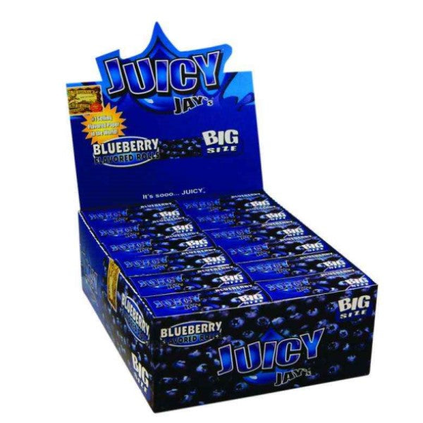 Cartine lunghe Juicy Jay's Rolls Mirtillo 24 pz.