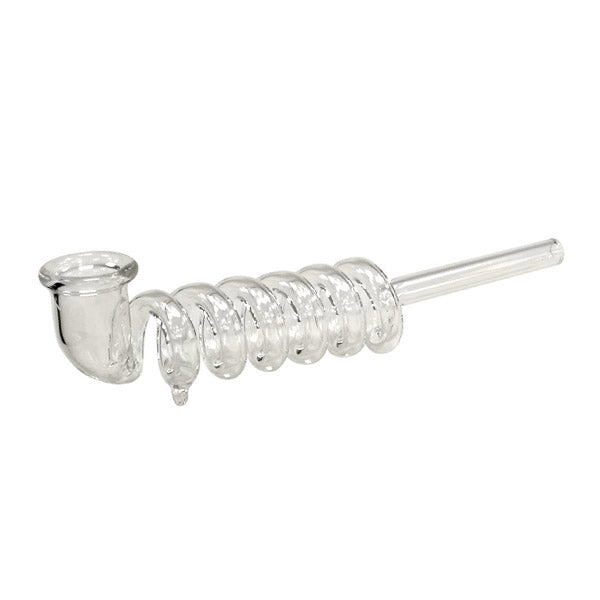 17 cm Spiral Glass Pipe.