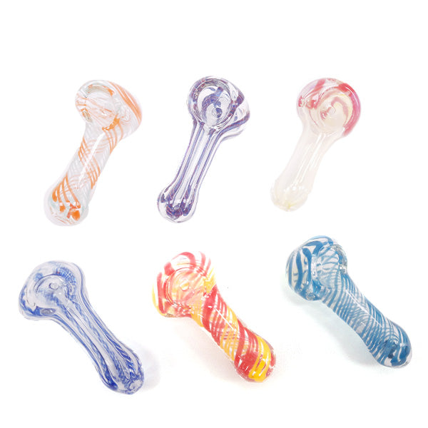 Crystal Mushroom Pipe 7 cm. 10 pcs. Mixed Colors
