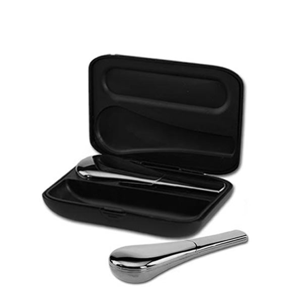 Jopi Magnetic Silver Metal Pipe & Case 10 cm.