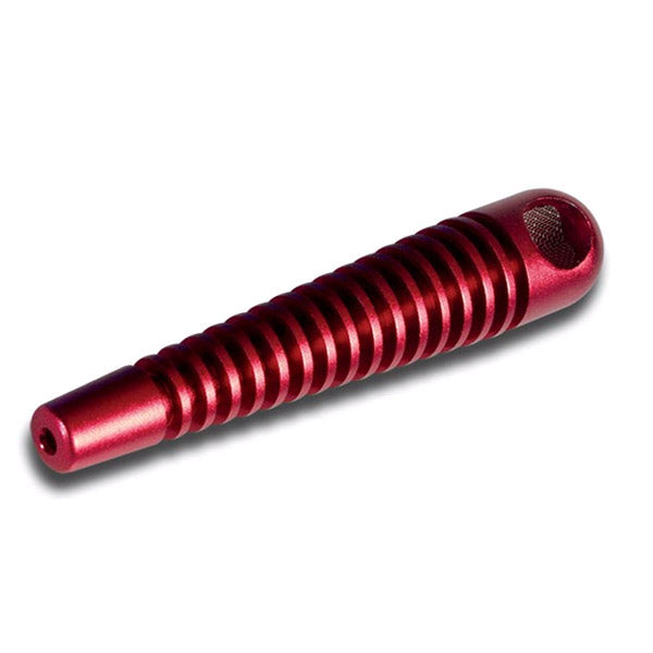 Metal Skull Pipe Red 85 mm.