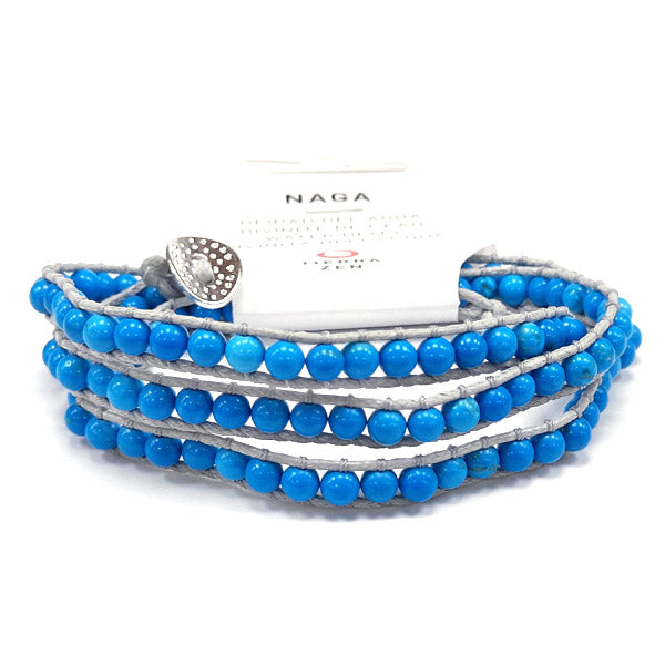 Naga Howlite Turquoise Bracelet
