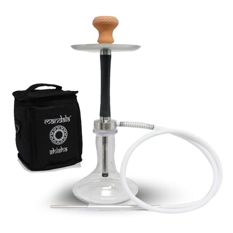 Hookah Mandala Z-13 Silver/Black & Bag 60 cm.