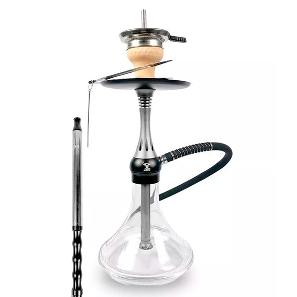 Narghilè Toro Alfa Silver 43 cm.