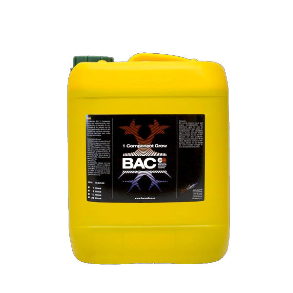 Soil Grow 1 Componente 10 lt | Fertilizante Crecimiento para Tierra Profesional | BAC