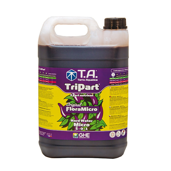 TriPart Micro HW (agua dura) 5 lt. Terra Aquatica
