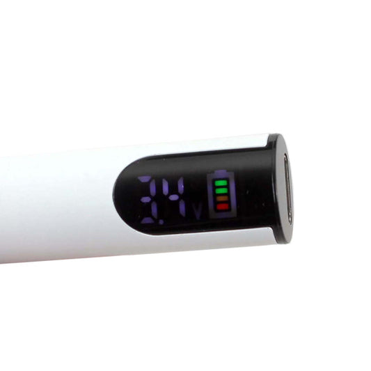 Bateria Vapeador Cartridge 400 mAh Silver Lcd Screen Usb C