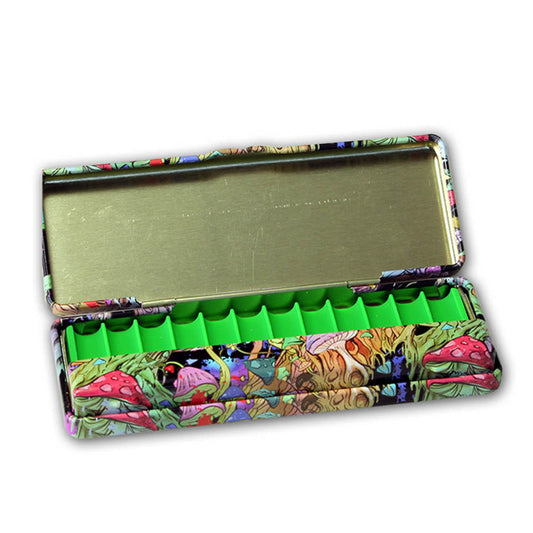 Caja Metal Papel de Fumar & Filtros King Size