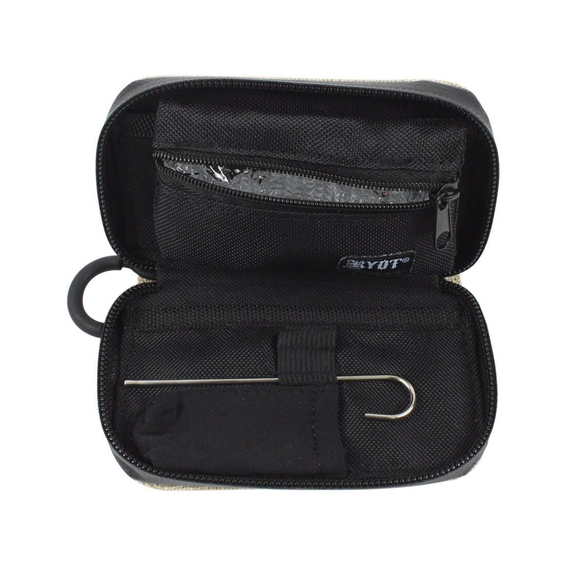 Estuche Anti-Olor Negro 10.5 x 5 x 2.5 cm.