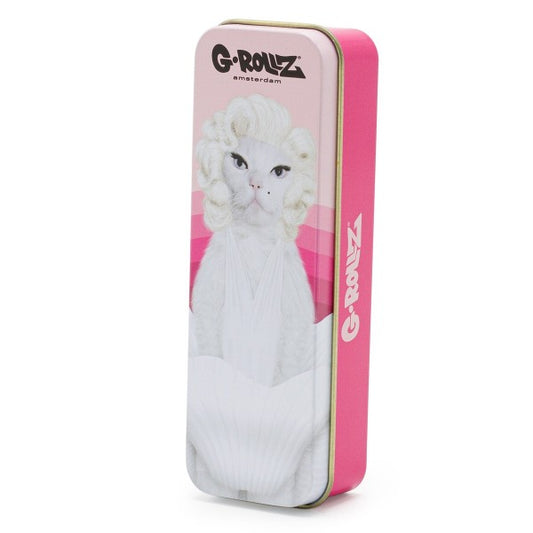 Caja Metal 12x4x2.5 cm. Pet Rocks Cat