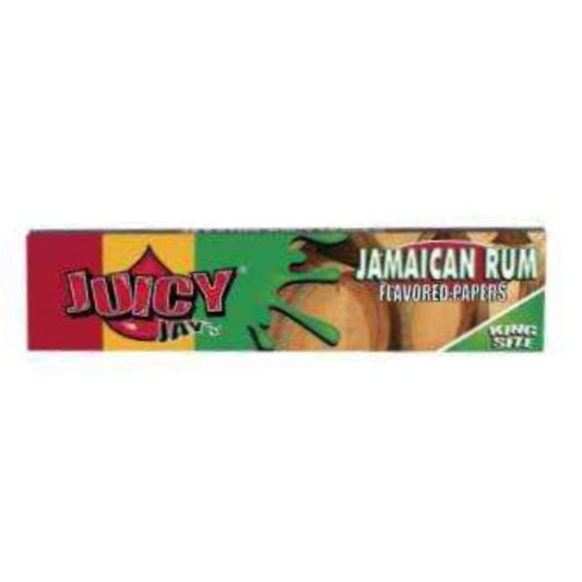 Rolling papers Juicy Jay's King Size Jamaican Rum 24 units.