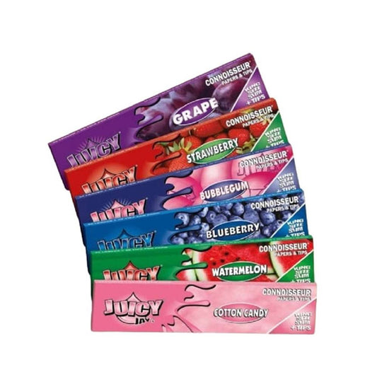 Rolling Papers Juicy Jay's King Size & Tips Mixed Flavors 24 pc.