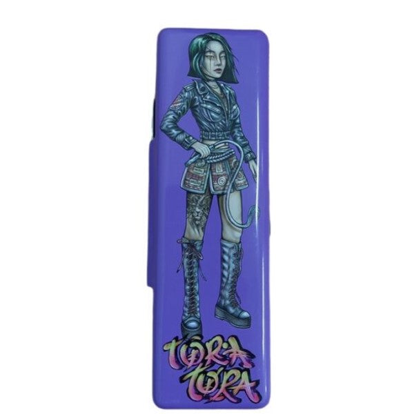 Cajita Metal Papel de fumar Rollin Circus K. S. Tora Tora