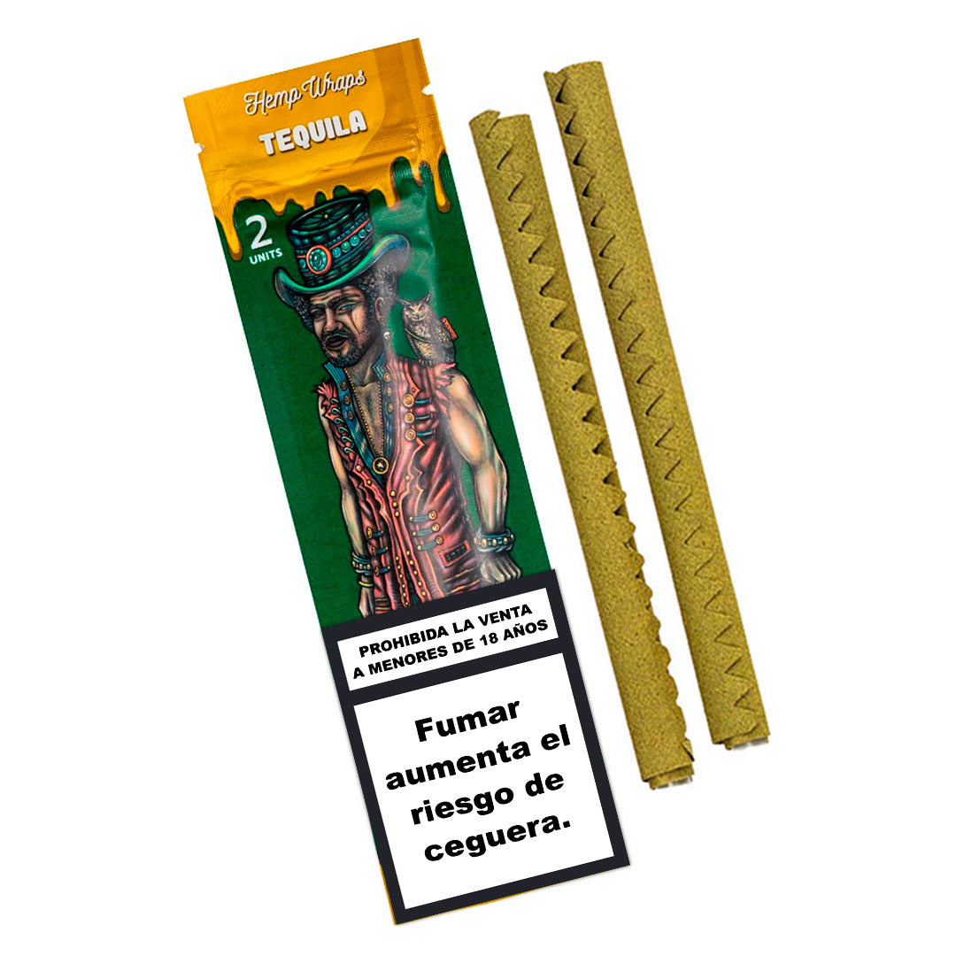 Blunts Rolling Circus Hemp Wraps Tequila 25x2 pc