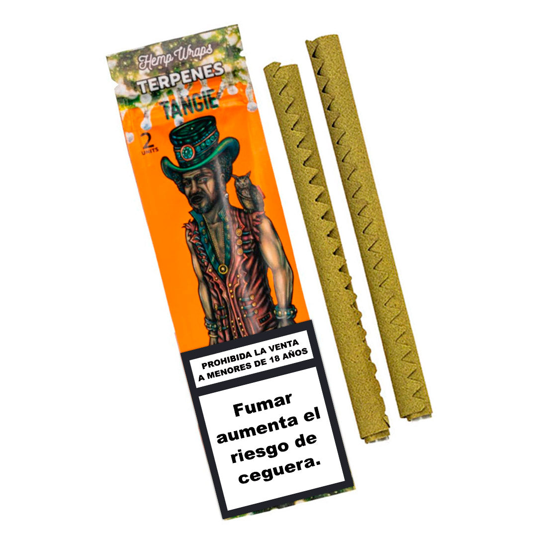 Blunts Rolling Circus Hemp Wraps Tangie 25x2 pz