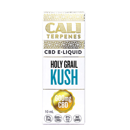 CBD E-Liquid Cali Terpenes Holy Grail Kush 600 mg. 10 ml.