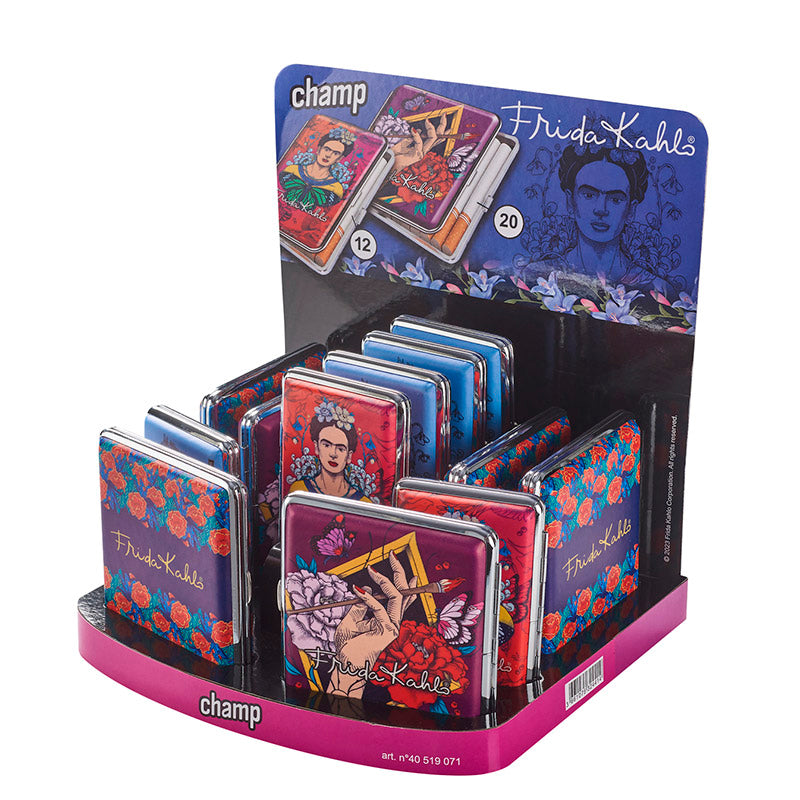Pitillera Metal Frida Colection 9x10x2.2 cm. & 6x10x2.2 cm. Pack 4 ud.