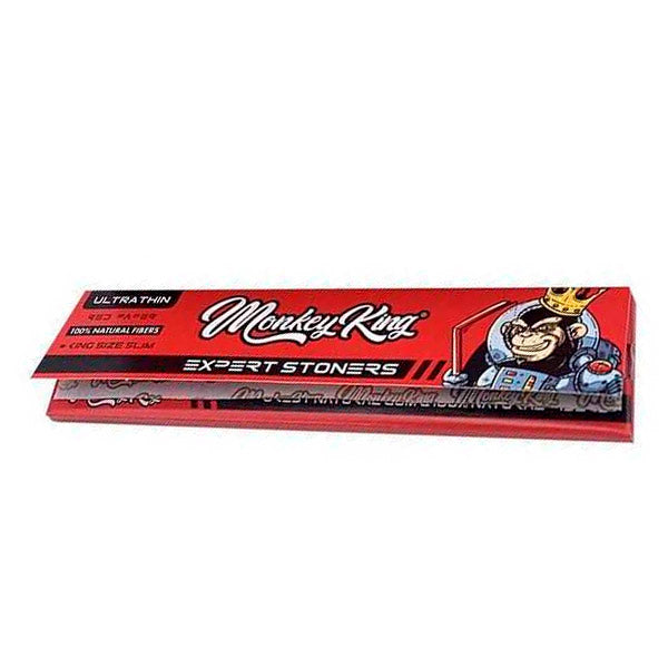 Cartine Monkey King Size Slim Expert Stoners Rosse 50 pz.
