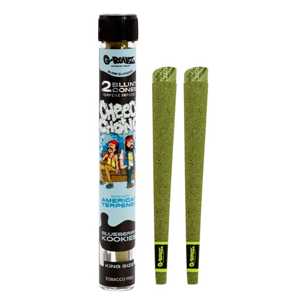 Blunts Cones G-Rollz Hemp Cheech & Chong Blueberry Cookies 12x2 ud.