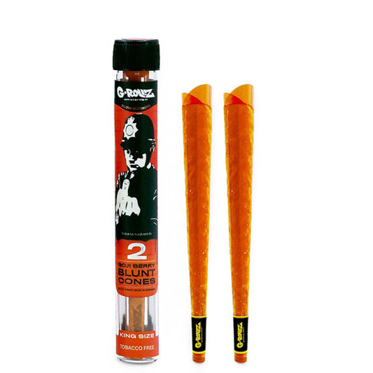 Blunts Cones G-Rollz Hemp Banksy Goji Berry 12x2 ud.