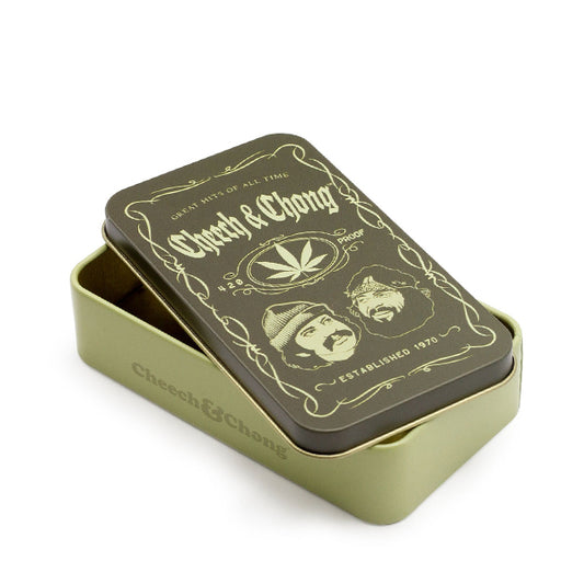 Caja Metal 13x8x3 cm. Cheech & Chong Greatest Hits